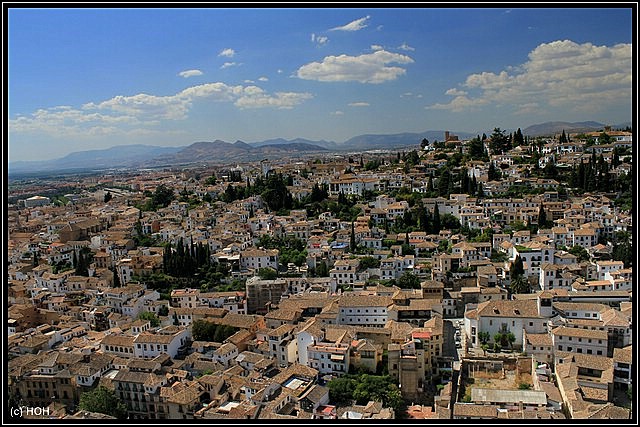 Blick auf Stadtviertel Albayz&iacute;n